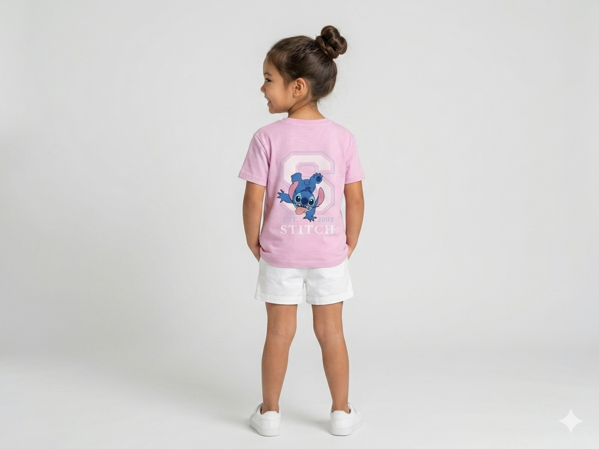 Acid Washed Stitch T-Shirt