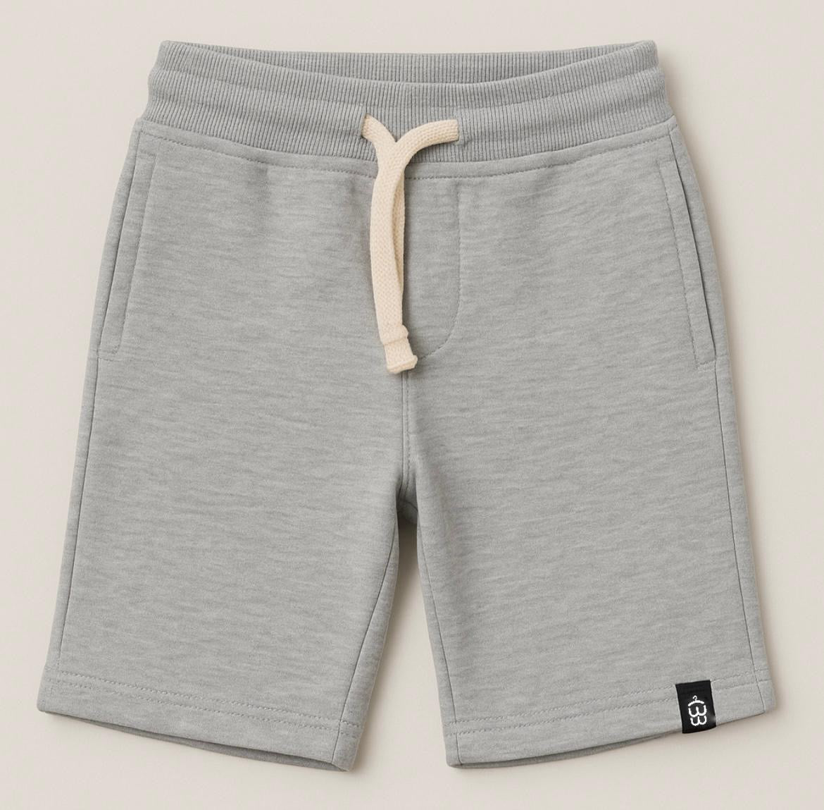 Gray Essential Daily cotton short