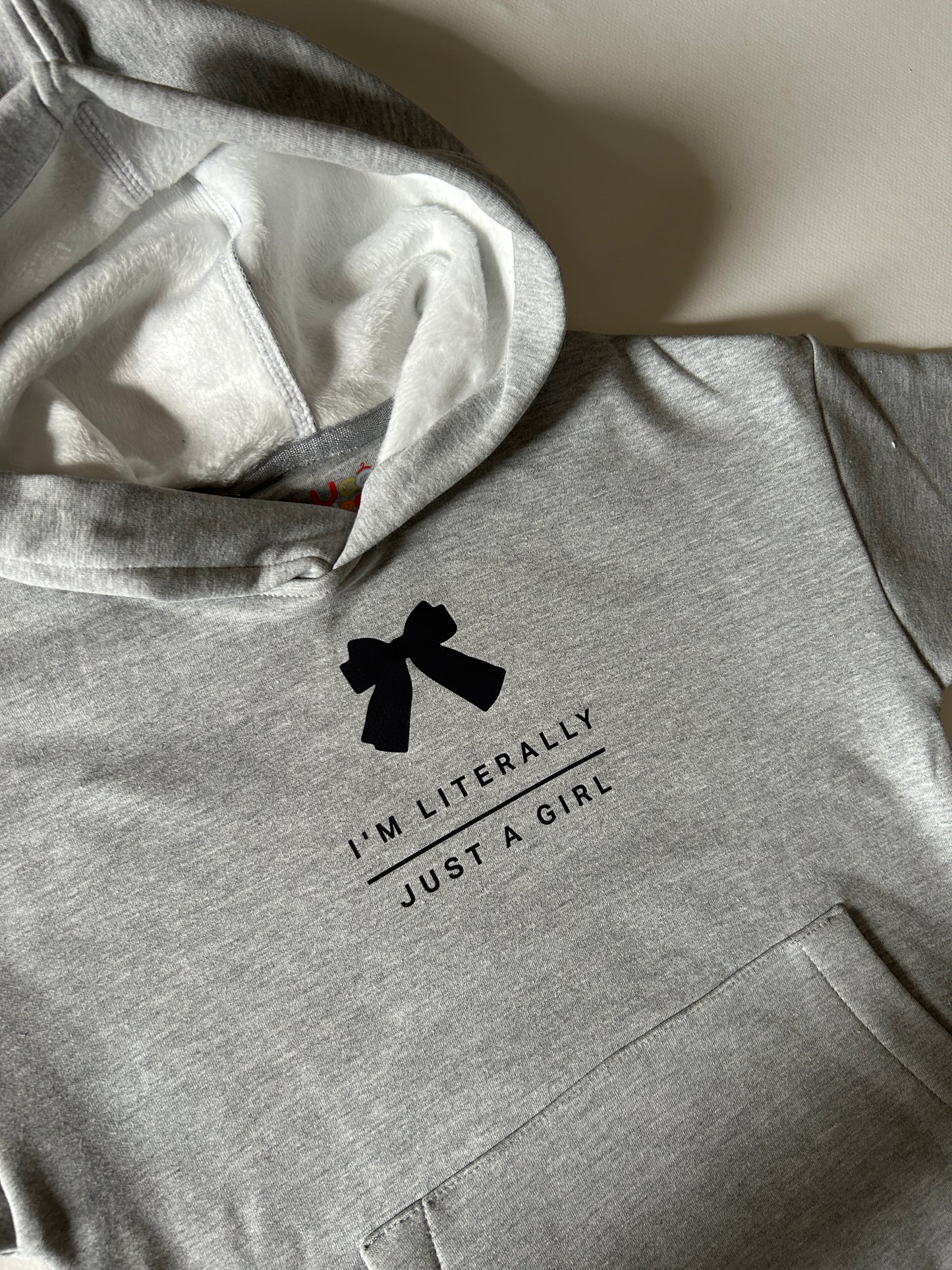 Grey Bows Hoodie