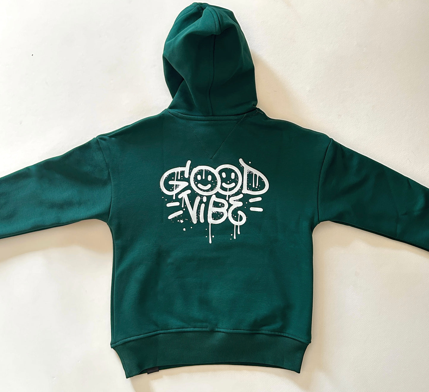 Green Good vibes Hoodie