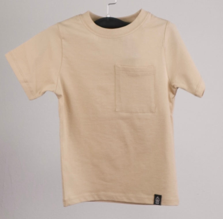 Beige Essential Basic Tshirt