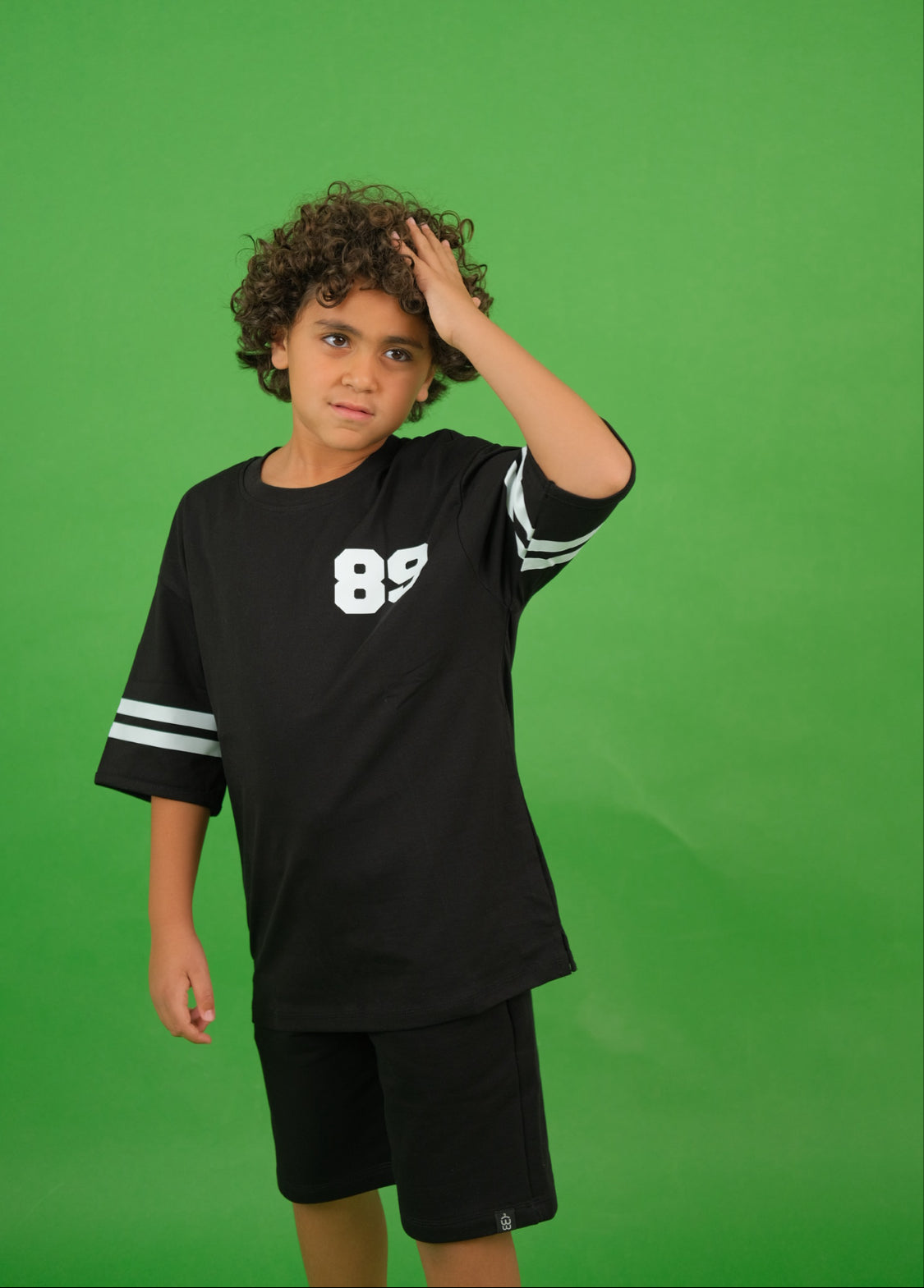 Black Daily Essential Short