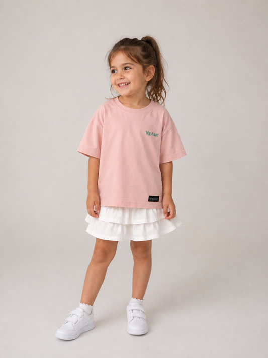 Pink Shell Oversized Tshirt