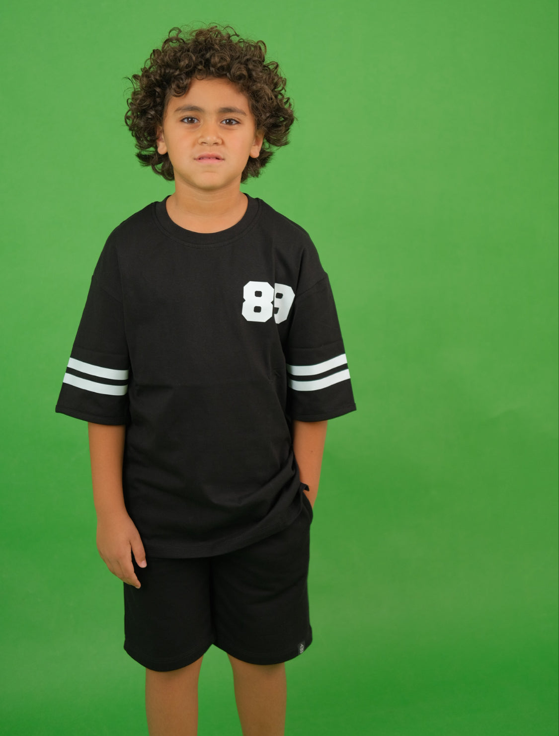 Black Daily Essential Short