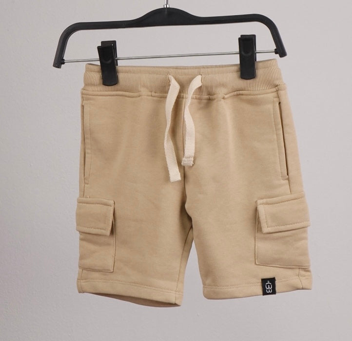 Beige Cargo Short