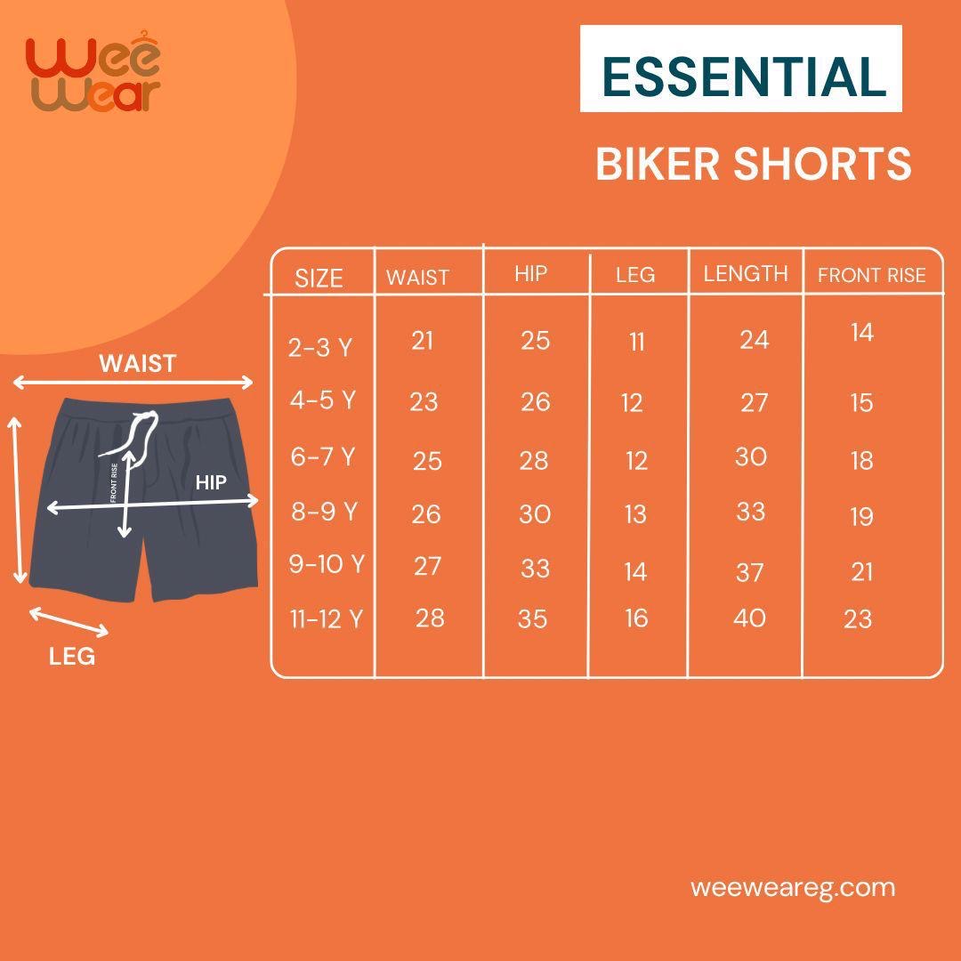 Black Biker short