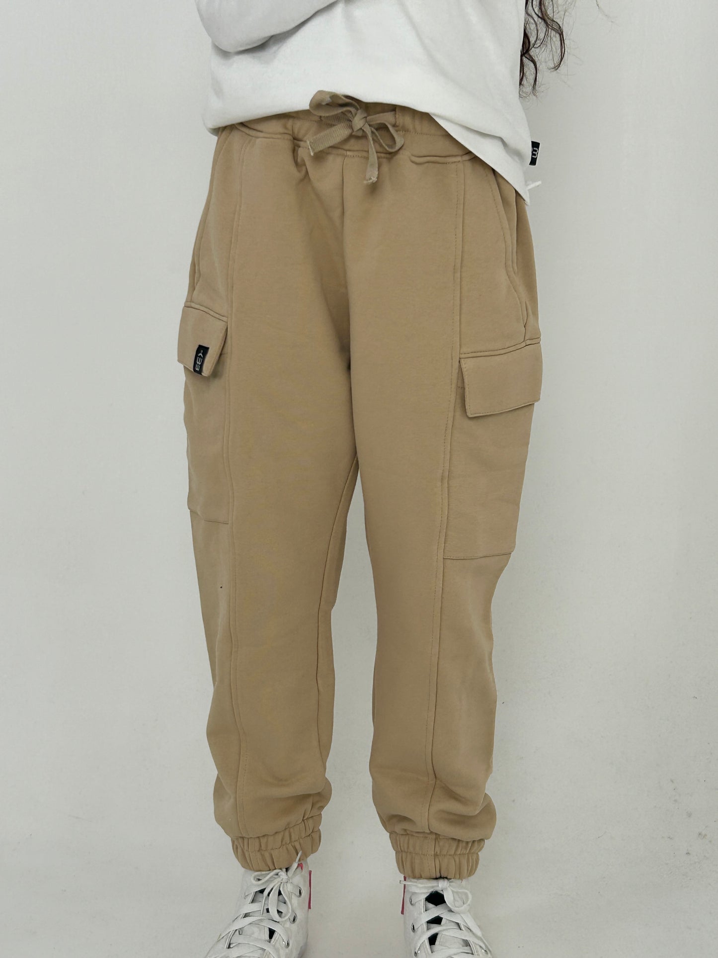 Beige Cargo pants