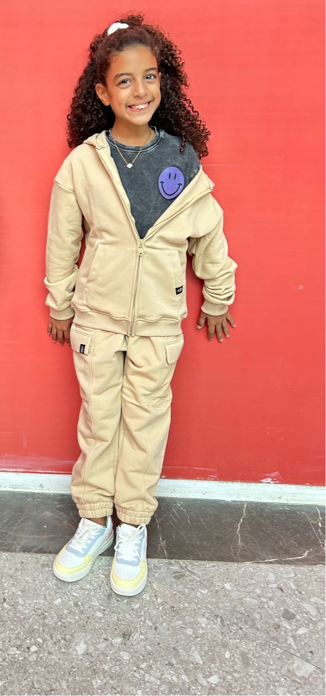 Beige Cargo pants