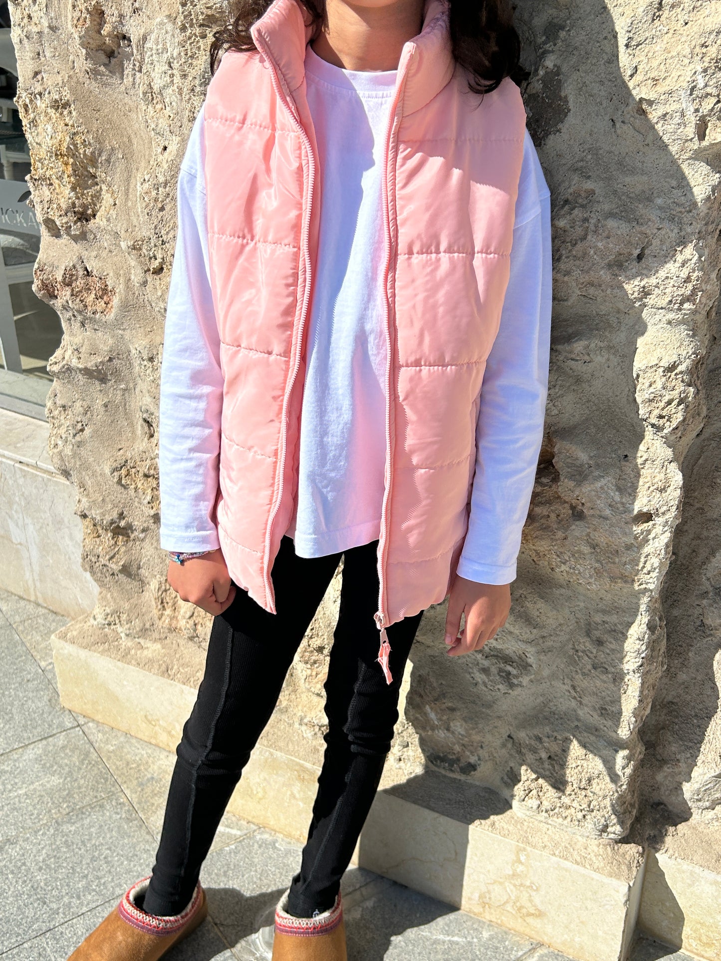 Pink Puffer vest