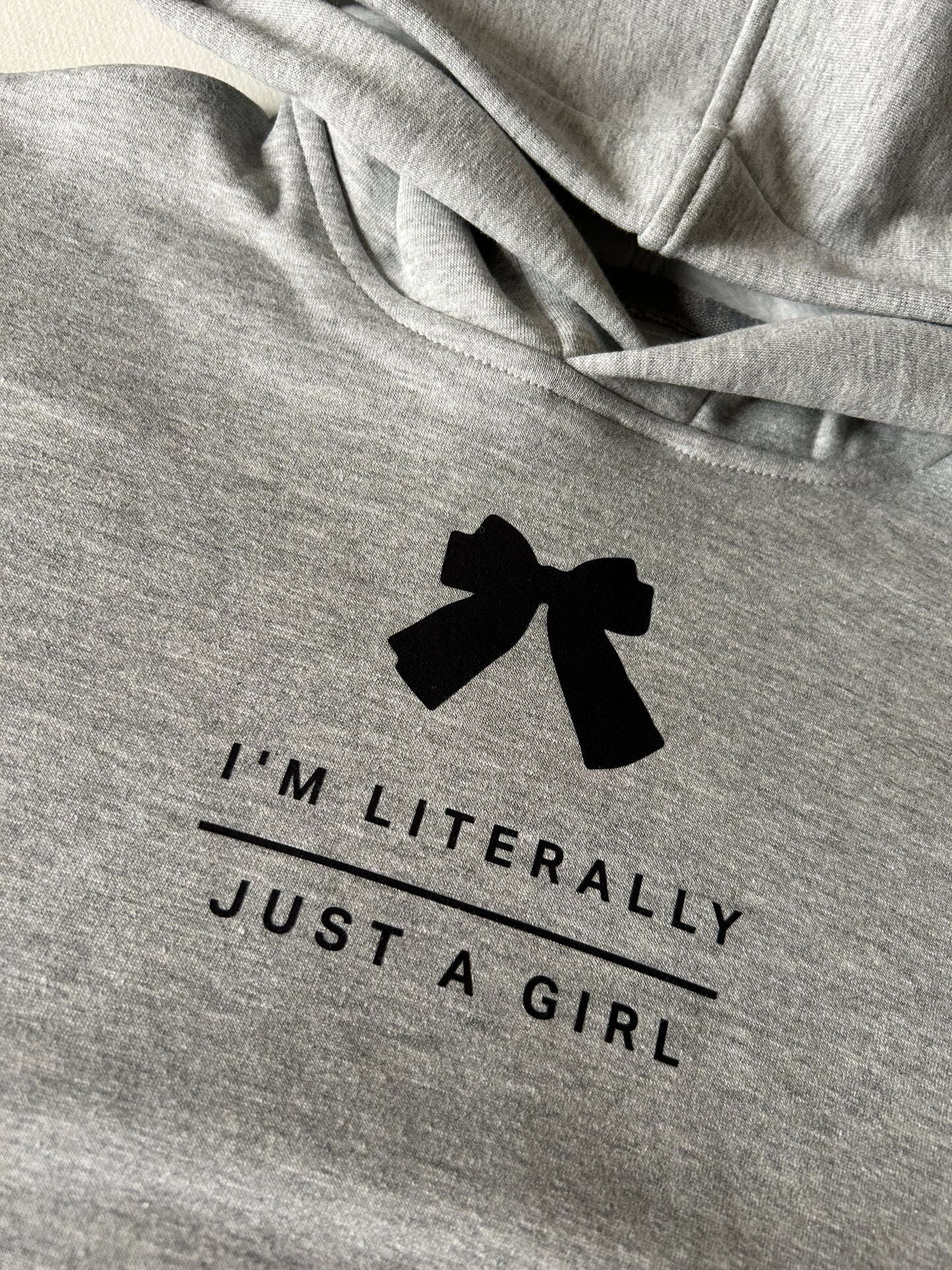 Grey Bows Hoodie