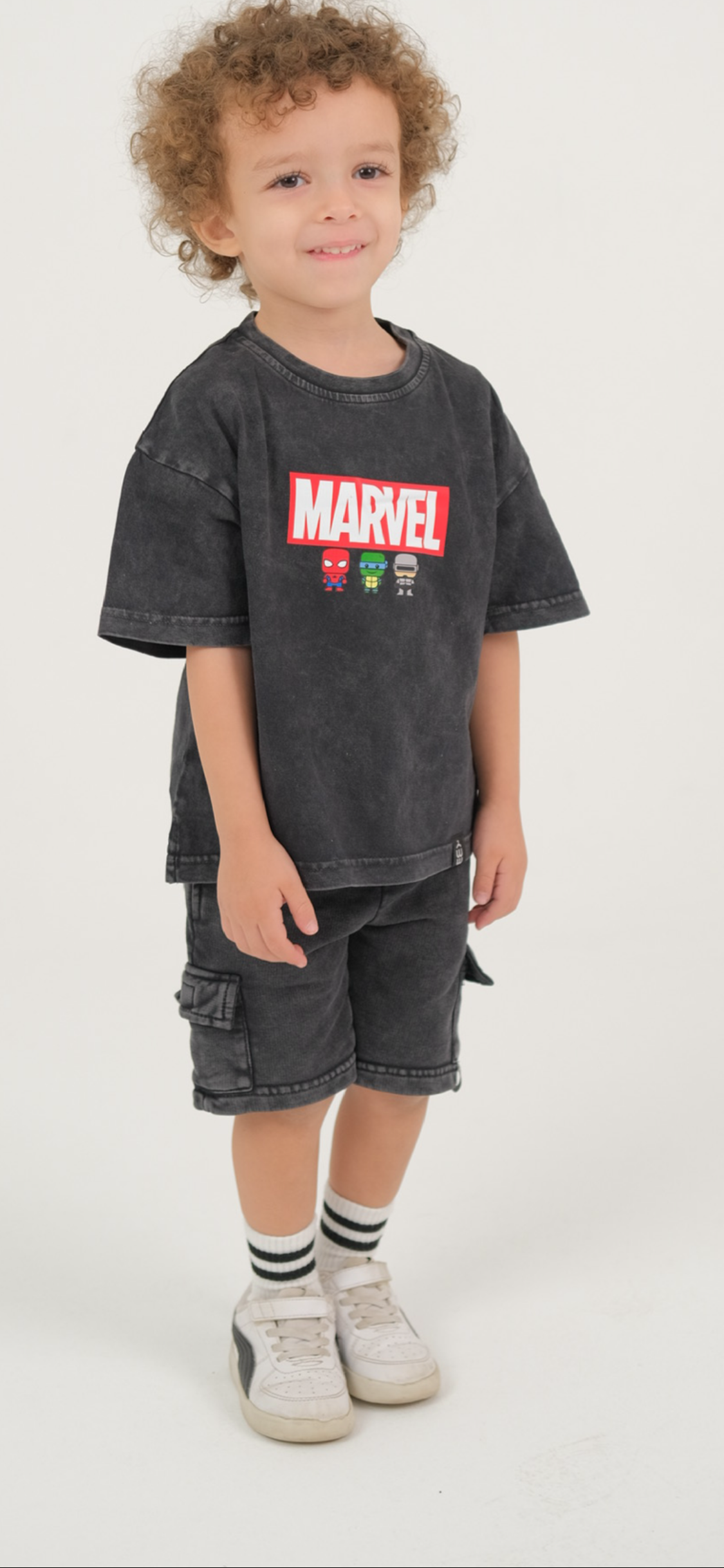 Acid washed Marvel Tshirt