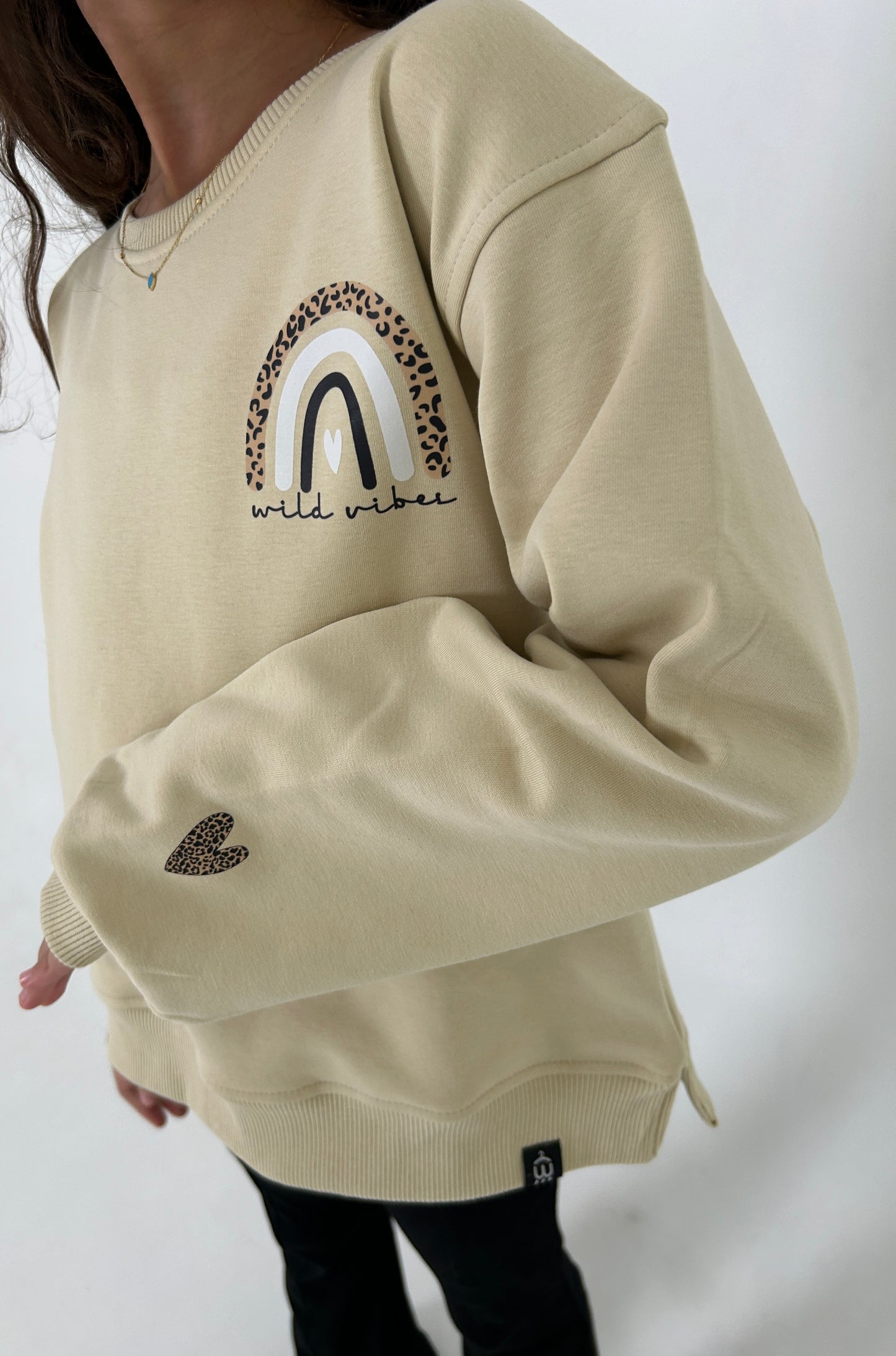 Beige Leopard Sweatshirt