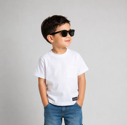 White Waffle Basic T-shirt
