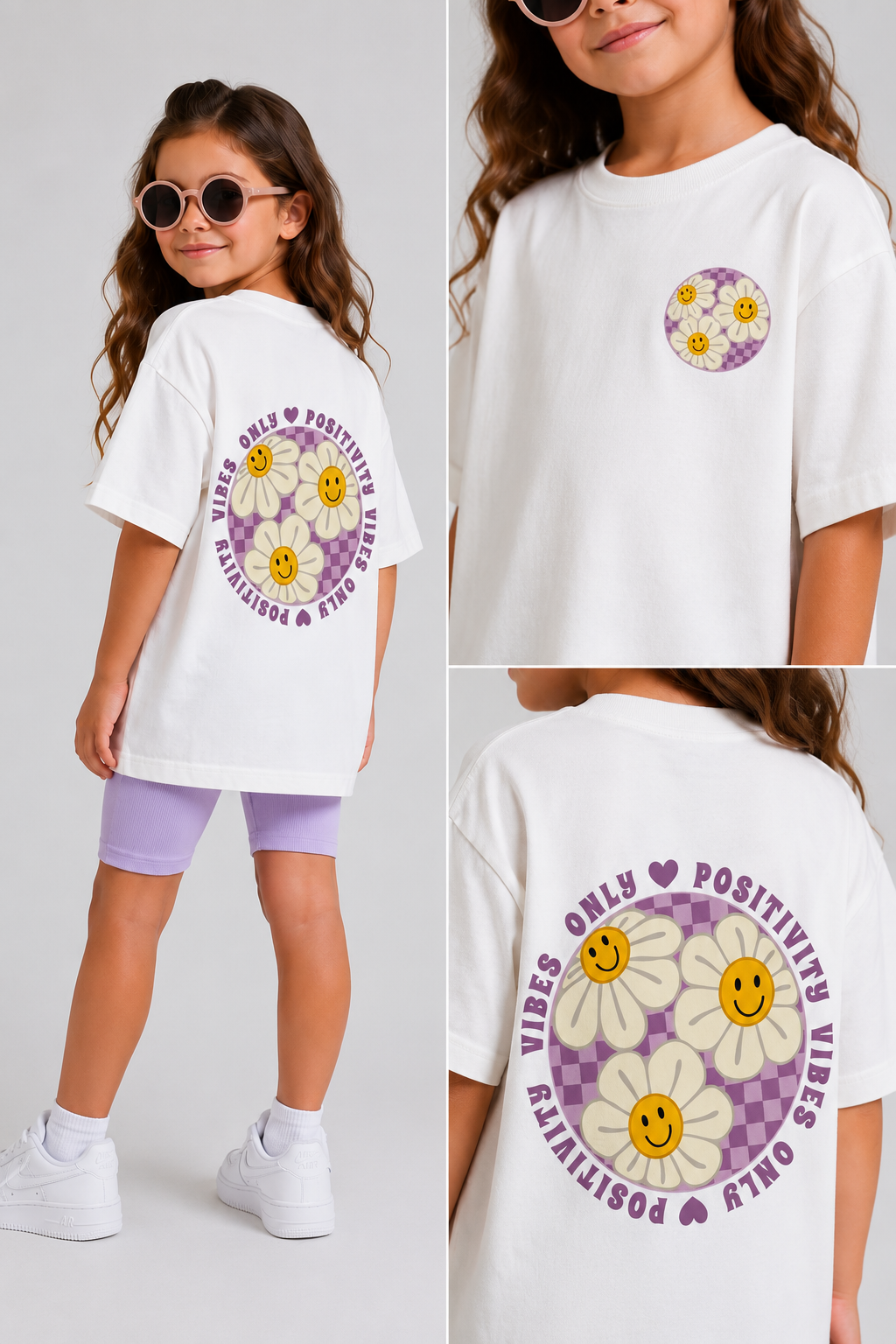 Positivity Vibes Oversized Tshirt