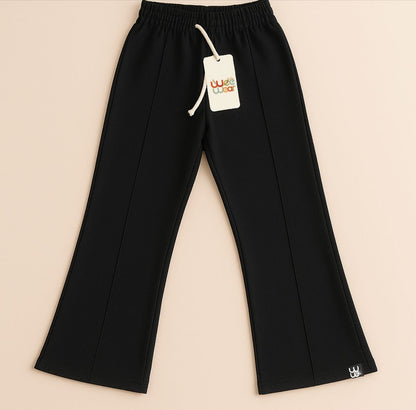 Black wide leg pants