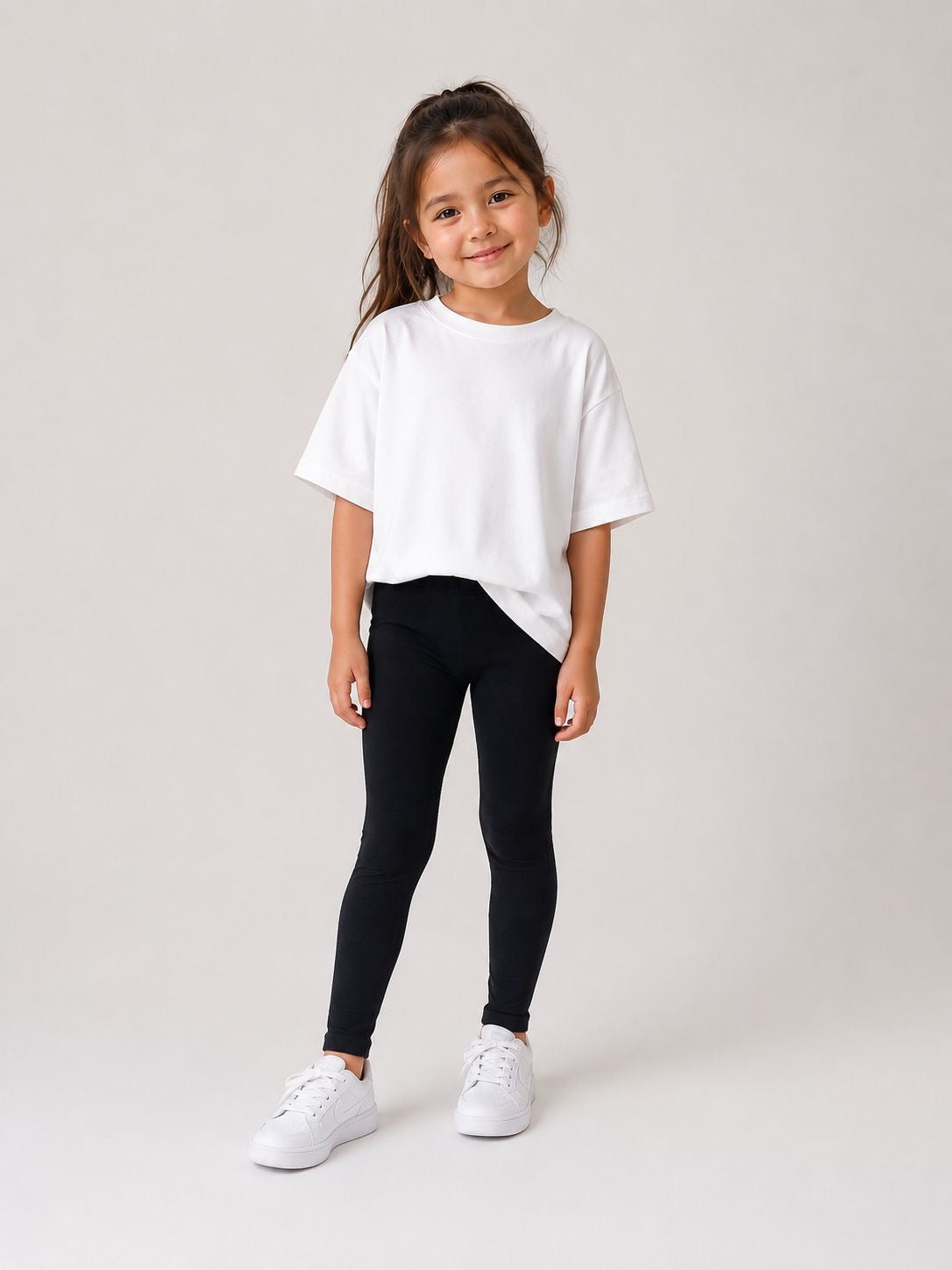 Black Cotton Legging
