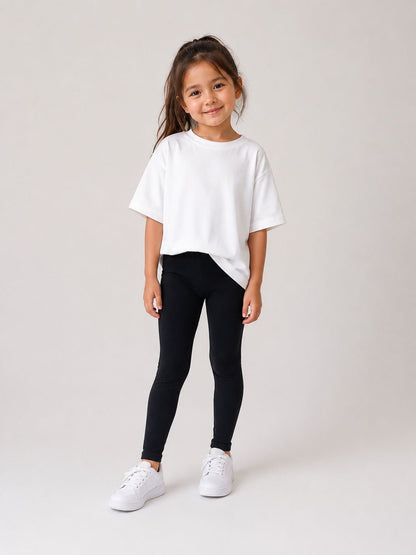 Black Cotton Legging