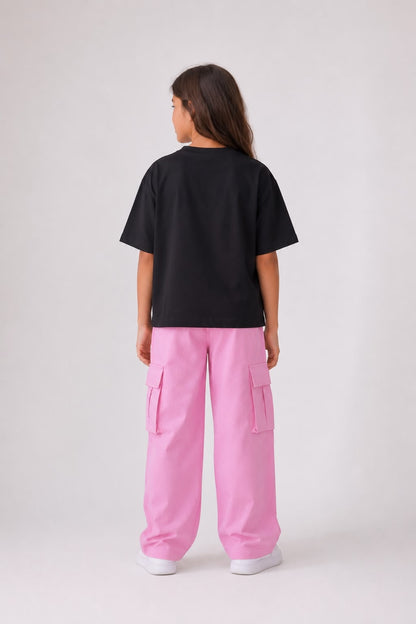 Hibiscus Boxy Fit Tshirt
