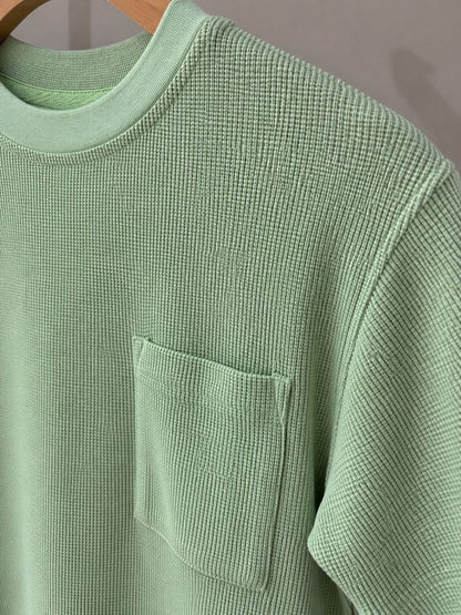 Mint Waffle Basic T-Shirt