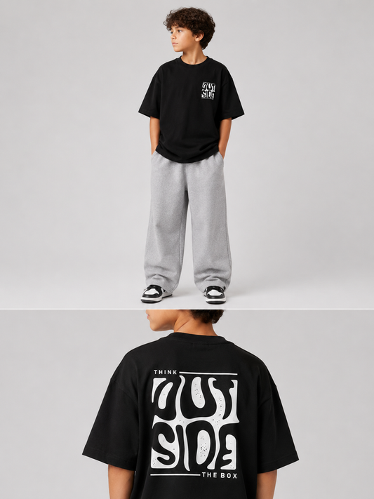 Think Outside The Box Oversize Tshirt
