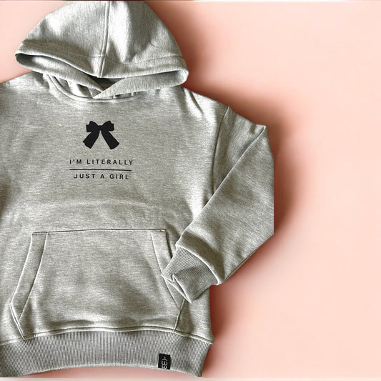 Grey Bows Hoodie