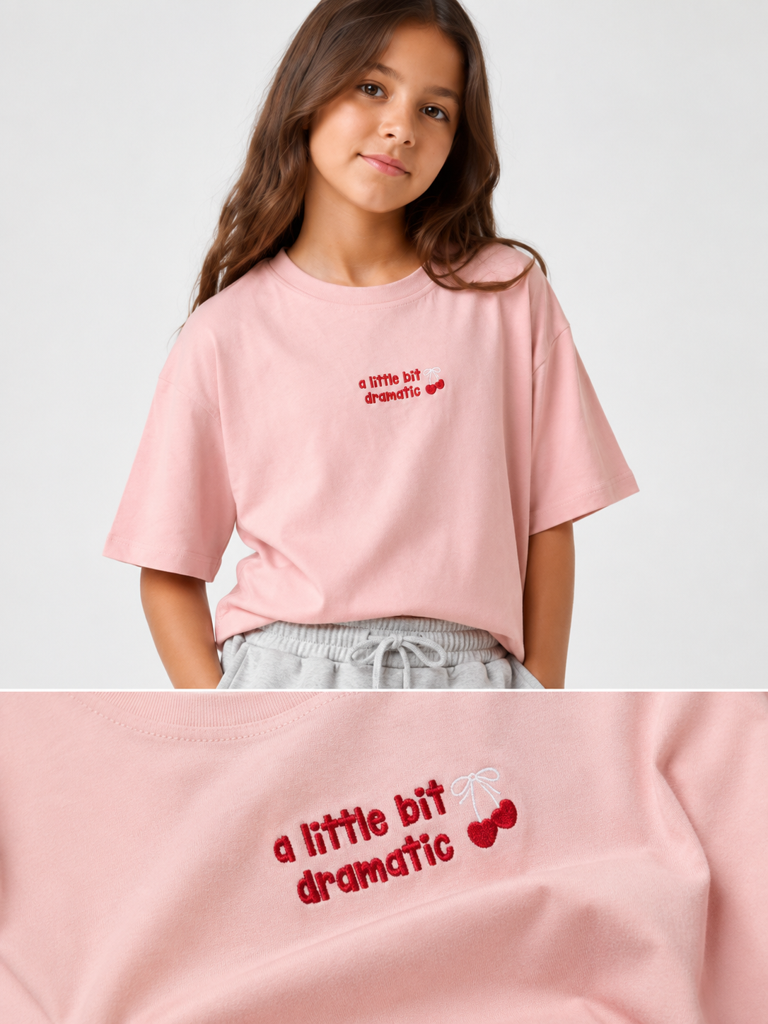 A Little Bit Dramatic Boxy fit Tshirt