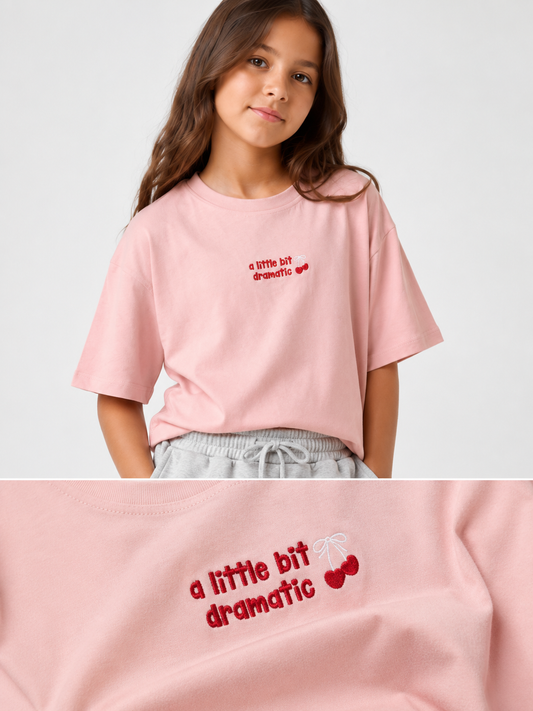 A Little Bit Dramatic Boxy fit Tshirt