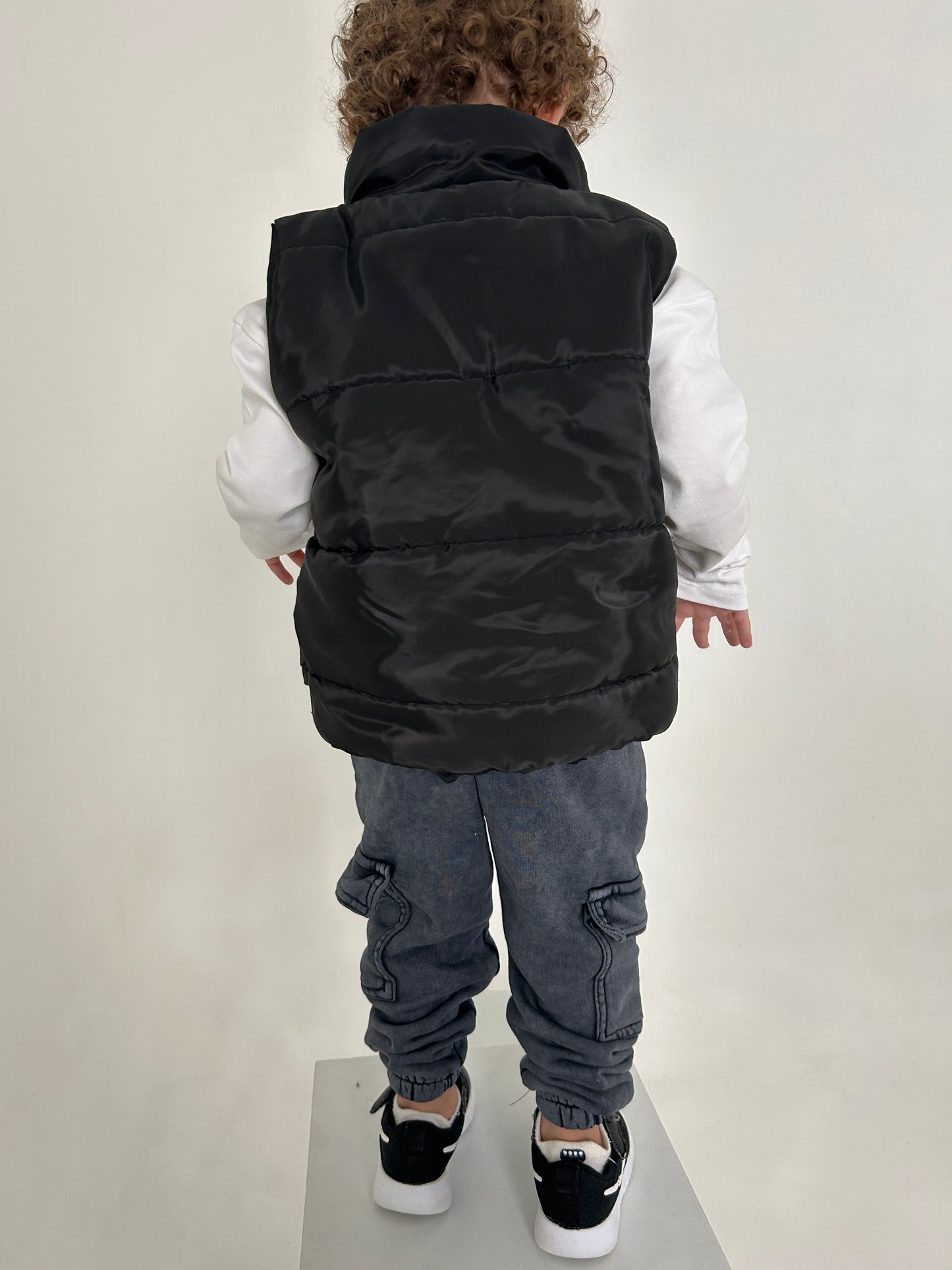Black Puffer vest