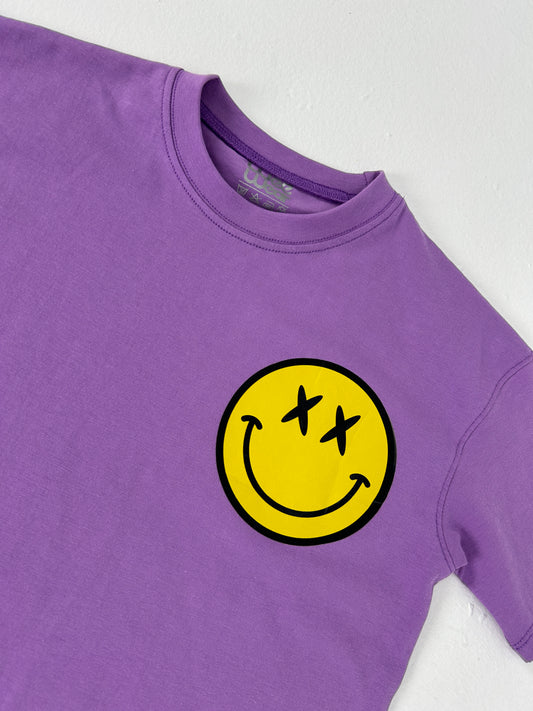 Purple T-shirt w/yellow Smiley face