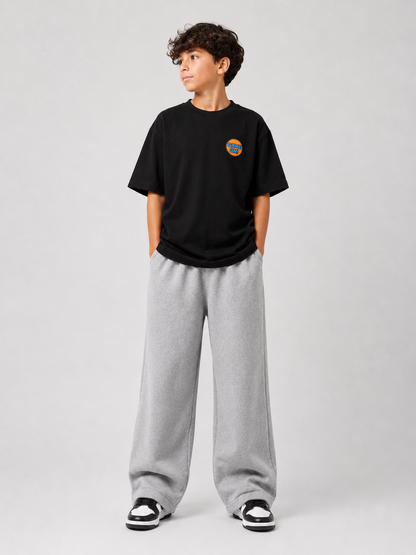 Black Game On Oversize Tshirt