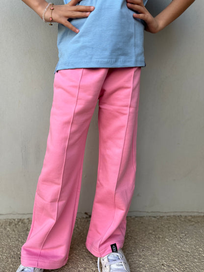 Pink Wide leg pants