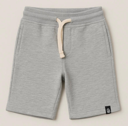 Gray Essential Daily cotton short
