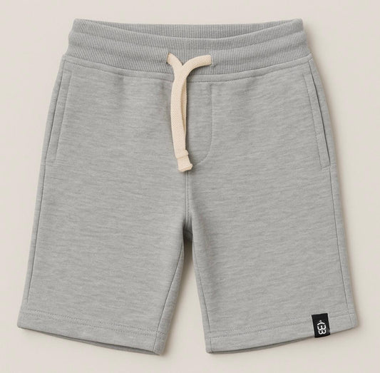 Gray Essential Daily cotton short