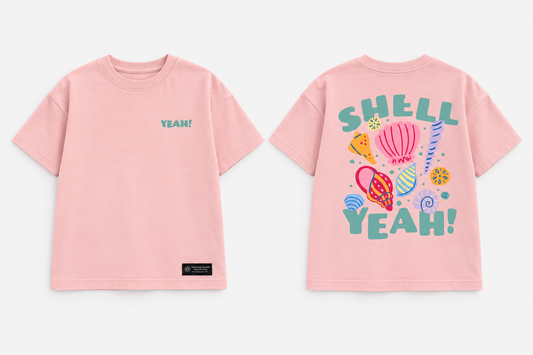 Pink Shell Oversized Tshirt