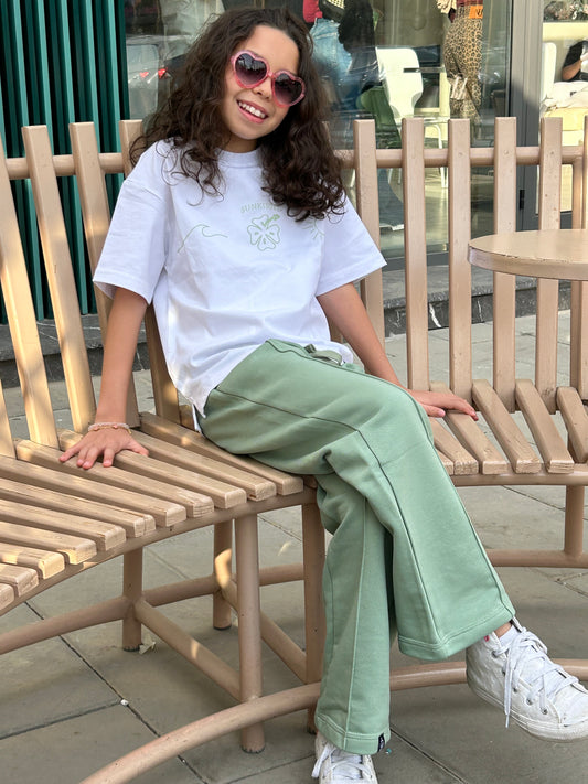 Mint wide leg pants