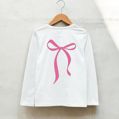 Long sleeve Pink Bows Basic