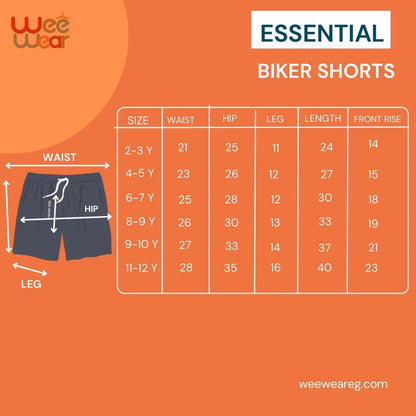 Black Biker short