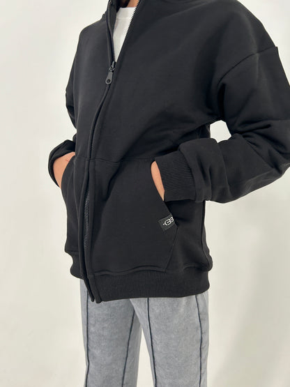 Black zipper Jacket