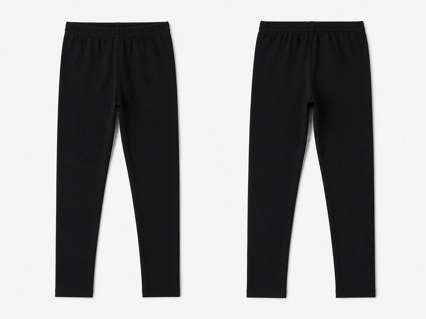 Black Cotton Legging