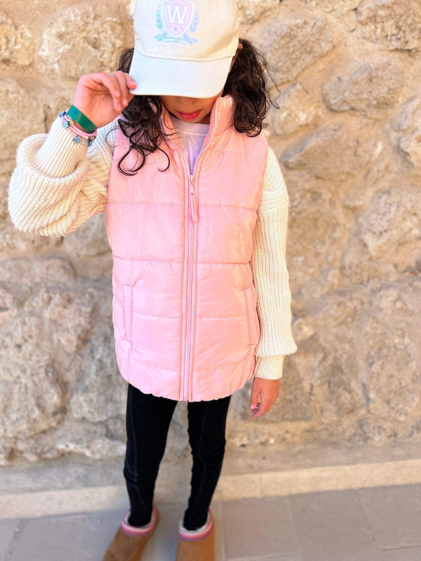 Pink Puffer vest