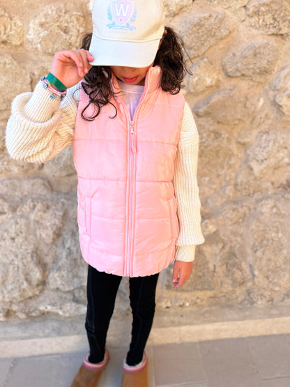 Pink Puffer vest