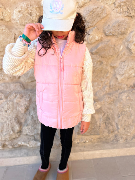 Pink Puffer vest