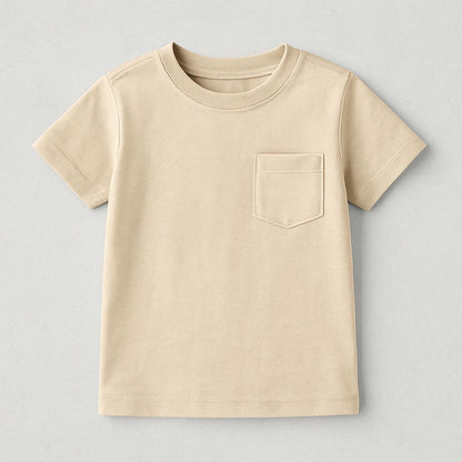 Beige Essential Basic Tshirt