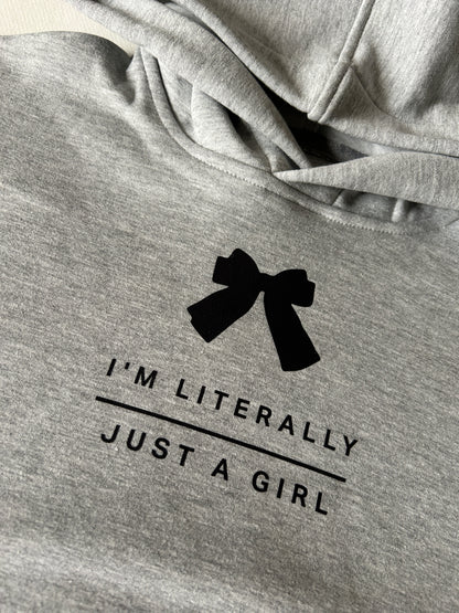 Grey Bows Hoodie