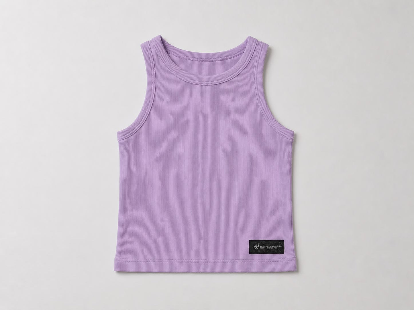 Lilac Ribbed Tank Top