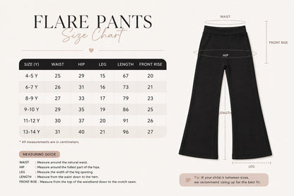 Black Flare pants